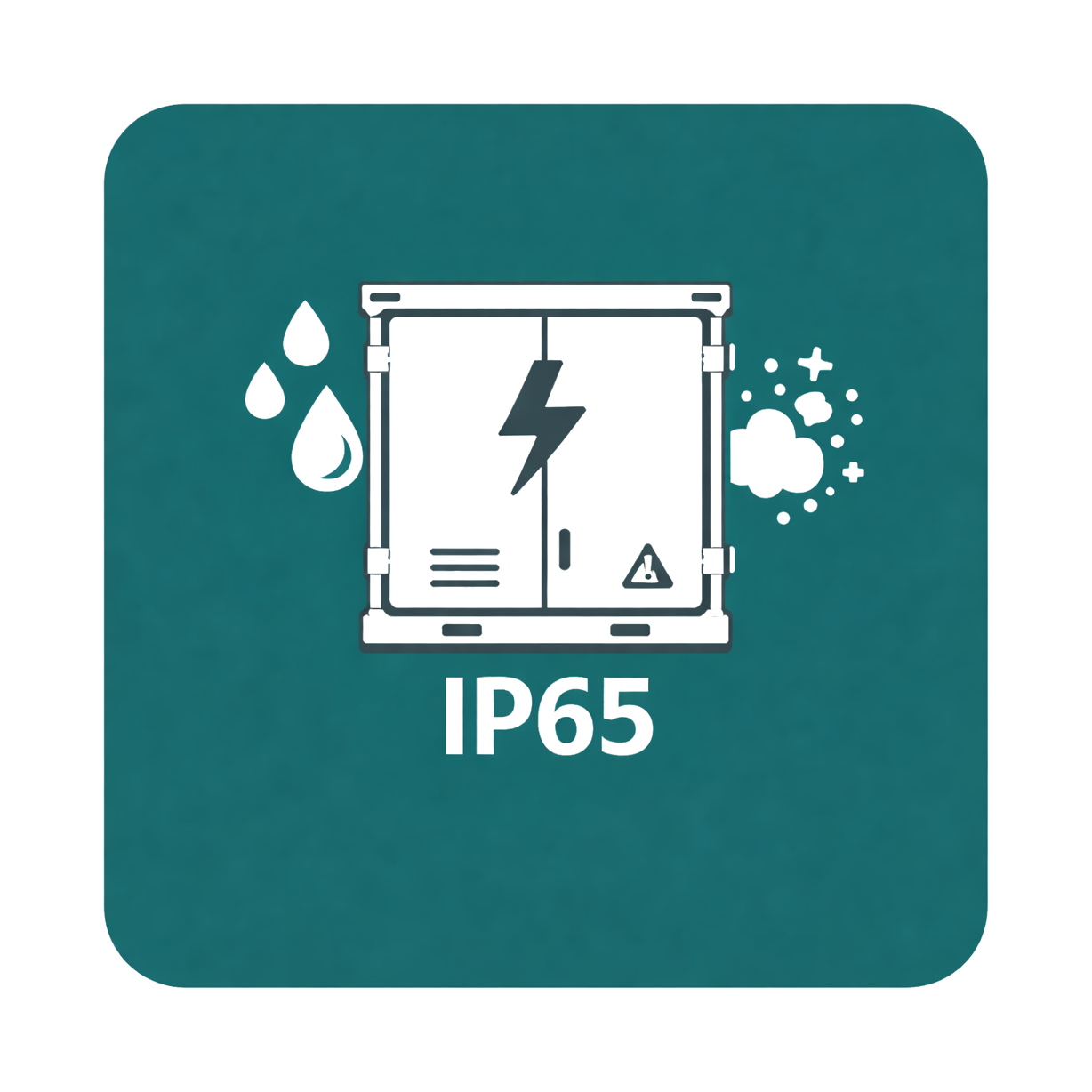 IP65-rated enclosure